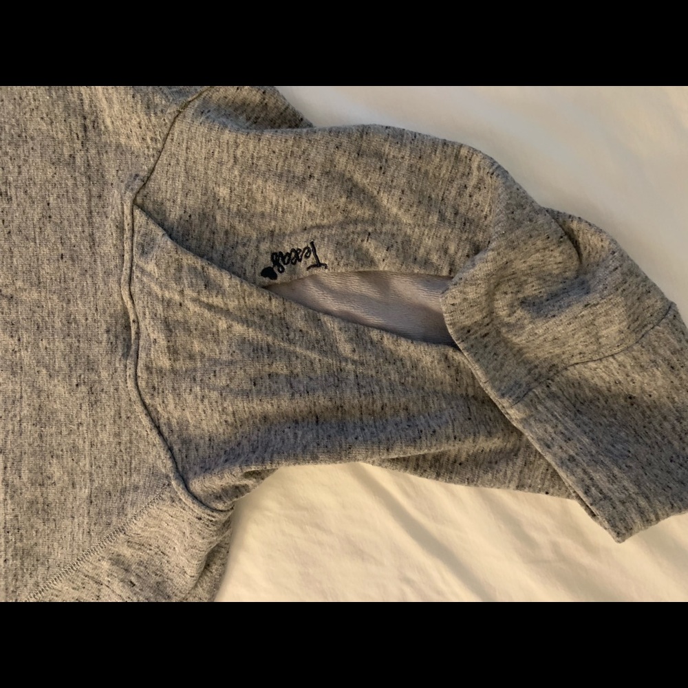 State Of Mine Texas Grey Hoodie Pullover Sweatshirt  Embroidered